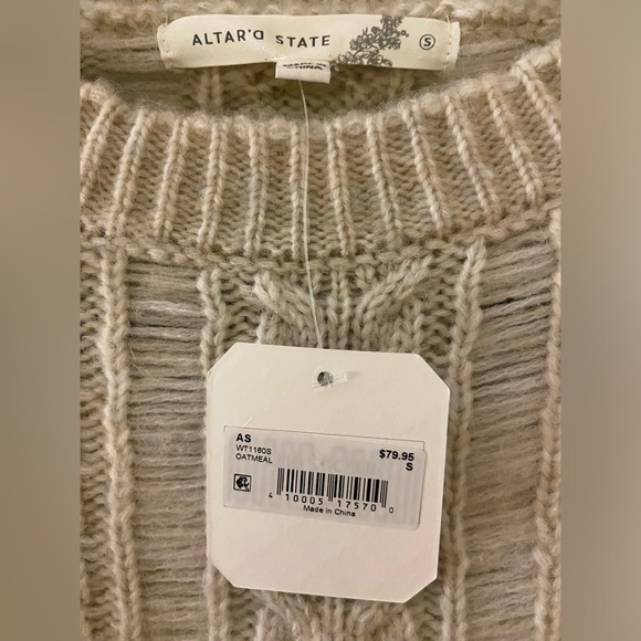 Altar’d State Arden Cable Knit Sweater - Picture 5 of 5